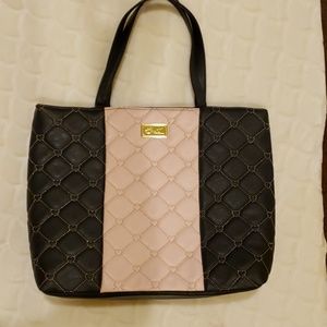 💋 Betsey Johnson💋 Blush and Black tote